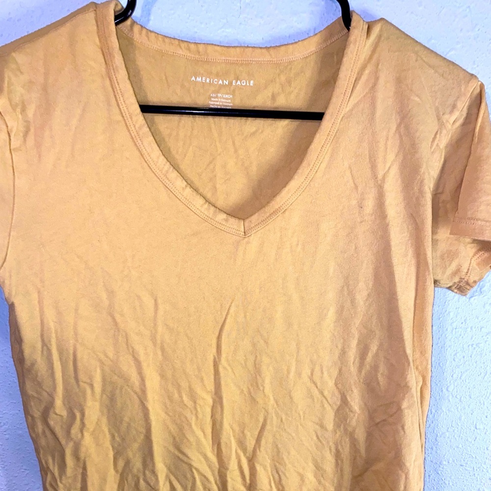 Yellow tee shirt